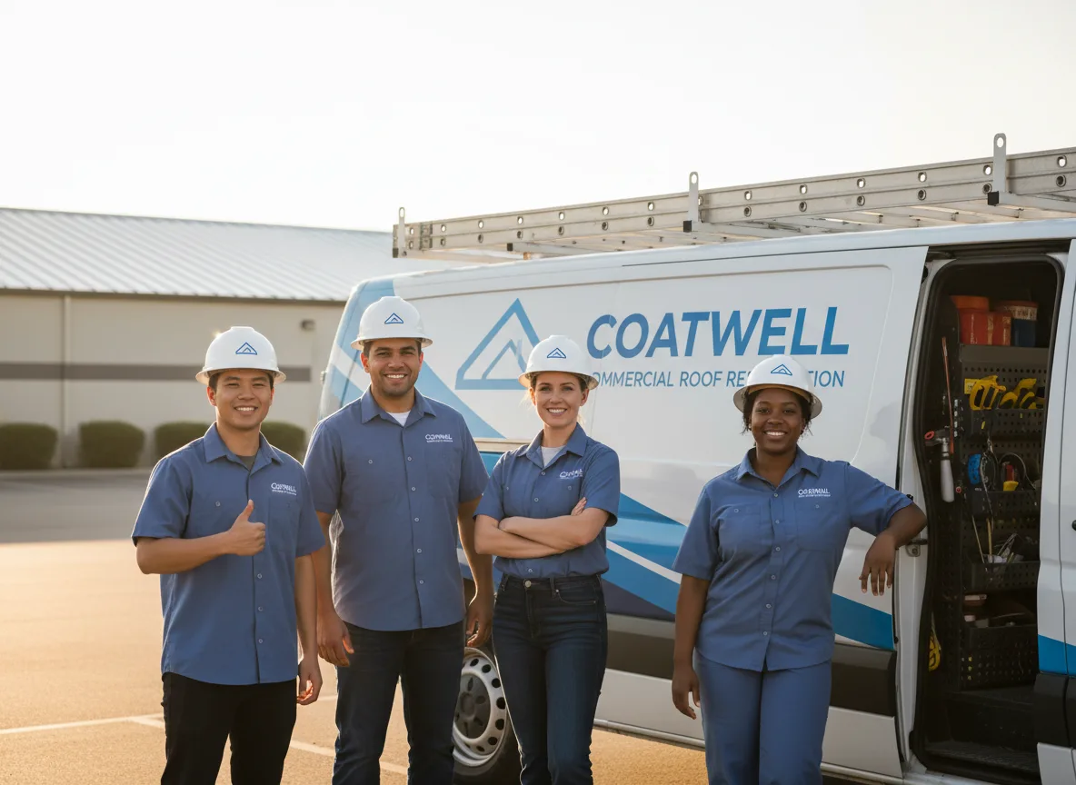 Commercial roof coating company in Berwick, IL